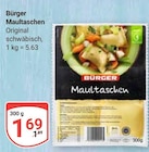 Maultaschen Angebote von Bürger bei GLOBUS Rostock für 1,69 €