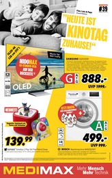 MEDIMAX Prospekt für Hohenbocka mit 8 Seiten MEDIMAX Prospekt für Hohenbocka: "HEUTE IST KINOTAG ZUHAUSE!", 8 Seiten, 19.09.2025 - 26.09.2025