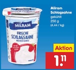 Schlagsahne im Angebot bei Netto Marken-Discount in Salzgitter Schlagsahne Angebote von Milram bei Netto Marken-Discount Salzgitter für 1,11 €
