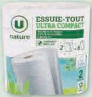 Essuie-tout ultra compact - U NATURE en promo chez Super U Essuie-tout ultra compact - U NATURE dans le catalogue Super U
