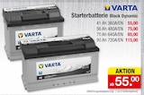 Starterbatterie Black Dynamic Angebote von Varta bei Zimmermann Wunstorf für 55,00 €