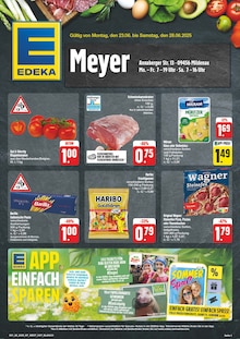 Aktueller EDEKA Prospekt "Wir lieben Lebensmittel!" Seite 1 von 8 Seiten für Mildenau