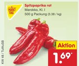 Spitzpaprika rot Angebote von Markttag bei Netto Marken-Discount Singen für 1,69 €