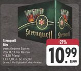 Bier Angebote von Sternquell bei E center Neustadt für 10,99 €
