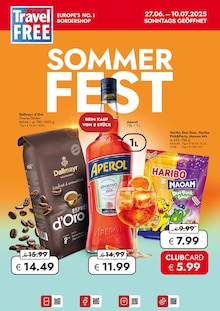 Aktueller Travel FREE Prospekt "SOMMERFEST" Seite 1 von 9 Seiten für Altendorf