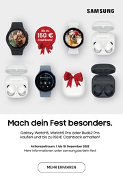 Samsung Prospekt "Mach dein Fest besonders." für Lawalde-Kleindehsa, 6 Seiten, 01.12.2022 - 18.12.2022