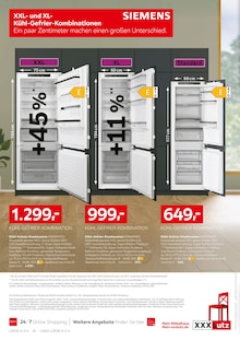 Kühlschrank im XXXLutz Möbelhäuser Prospekt "Ihre Küche kann mehr – GRATIS Cookit sichern!" mit 26 Seiten (Würzburg)