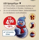 Spiegel im V-Markt Prospekt LED Spiegelfigur Schneemann im aktuellen V-Markt Prospekt für 4,99 €