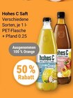 Saft Verschiedene Sorten von Hohes C im aktuellen GLOBUS Prospekt