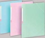 3 Chemises Élastique A4 Rainbow Pastel - VIQUEL en promo chez Intermarché Hyper Thonon-les-Bains à 2,90 €