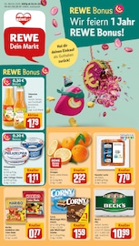 Aktueller REWE Prospekt mit Saft, "Dein Markt", Seite 1