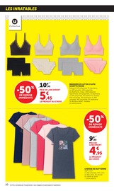 Promos Pyjama Femme dans le catalogue "SUPER U" de Super U Pyjama Femme en promo dans le catalogue Super U à la page 20