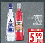 Ice-Fire Vodka von Puschkin im aktuellen EDEKA Prospekt