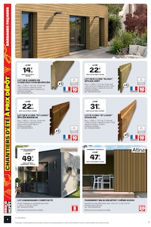 Promotion Sol dans le prospectus Brico Dépôt, valable du 31/07/2026 au 13/08/2026 Promo Sol dans le catalogue Brico Dépôt du moment à la page 4