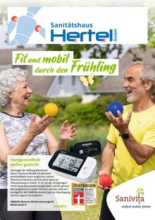 Sanitätshaus Hertel GmbH Prospekt Fit und mobil durch den Frühling mit  Seiten