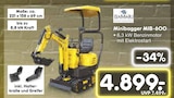 Minibagger MIB-600 für 4.899,00 € bei Netto Marken-Discount im Angebot Minibagger MIB-600 im aktuellen Netto Marken-Discount Prospekt