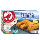 BÂTONNETS PANÉS DE SAUMON SURGELÉS en promo chez Auchan Hypermarché BÂTONNETS PANÉS DE SAUMON SURGELÉS dans le catalogue Auchan Hypermarché