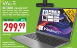 NOTEBOOK im Angebot bei Marktkauf in Melle NOTEBOOK Angebote von VALE bei Marktkauf Melle für 299,99 €