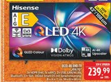 QLED-4K-UHD-TV 43E70 Angebote von Hisense bei Marktkauf Schweinfurt für 239,99 €