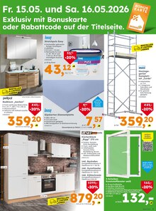 Küche im Globus-Baumarkt Prospekt "Nach dem Feiertag so richtig sparen!" mit 4 Seiten (Mönchengladbach)