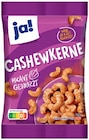 Knabberzeug im REWE Prospekt Cashewkerne von ja! im aktuellen REWE Prospekt für 2,25 €