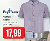 Herren-Hemd im Angebot bei Kaufhaus Stolz in Schwerin Herren-Hemd Angebote von Tony Brown bei Kaufhaus Stolz Schwerin für 17,99 €