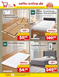 Bett Angebot im aktuellen Netto Marken-Discount Prospekt auf Seite 34