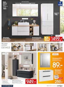 Badmöbel im Zurbrüggen Prospekt "BEST DEALS" mit 40 Seiten (Mülheim (Ruhr))