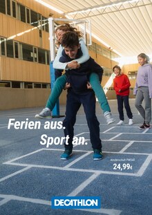 DECATHLON Prospekt "Ferien aus. Sport an." mit 49 Seiten