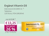 Dekristolvit D3 im mea - meine apotheke Prospekt zum Preis von 13,25 €