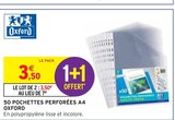 50 Pochettes Perforées A4 - Oxford en promo chez Intermarché Montpellier à 3,50 €