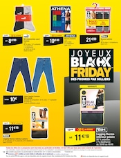 Chaussettes Angebote im Prospekt "JOYEUX BLACK FRIDAY" von Carrefour auf Seite 14