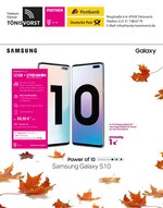 Telekom Partner Tönisvorst Prospekt "Samsung Galaxy - Power of 10", 8 Seiten, für Krefeld, 16.11.2019 - 30.11.2019 Telekom Partner Tönisvorst Prospekt "Samsung Galaxy - Power of 10", 8 Seiten, für Krefeld, 16.11.2019 - 30.11.2019