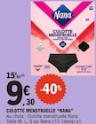 Culotte menstruelle - NANA en promo chez E.Leclerc Culotte menstruelle - NANA dans le catalogue E.Leclerc