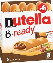 Nutella B-Ready von Nutella bei Rossmann Nutella B-Ready von Nutella für 1,49 € bei Rossmann im Prospekt "Mein Drogeriemarkt"