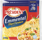 Emmental râpé fondant - PRÉSIDENT - Monoprix Margaret Emmental râpé fondant - PRÉSIDENT à 1,94 € dans le catalogue Monoprix Margaret