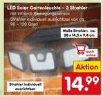 LED Solar Gartenleuchte von  im aktuellen Netto Marken-Discount Prospekt für 14,99 €