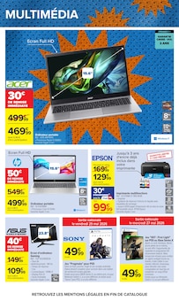 Promotion Console PS5 dans le prospectus Carrefour, valable du 26/05/2026 au 08/06/2026 Promo Console PS5 dans le catalogue Carrefour du moment à la page 66