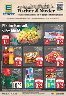 Aktueller EDEKA Prospekt "Aktuelle Angebote" Seite 1 von 24 Seiten für Leverkusen