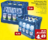 Aktuelle Wasser Angebote bei Marktkauf in Leipzig Aktuelles Lichtenauer oder Thüringer Waldquell Mineralwasser Angebot bei Marktkauf in Leipzig ab 4,49 €