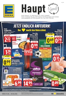 Nudeln im aktuellen EDEKA Prospekt (Neuss) Nudeln im EDEKA Prospekt "Aktuelle Angebote" mit 25 Seiten (Neuss)