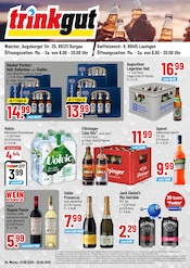 Cola im Trinkgut Prospekt in Dillingen Aktueller Trinkgut Prospekt mit Cola, "Aktuelle Angebote", Seite 1