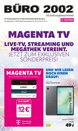 Aktueller BÜRO 2002 UG Prospekt mit Smartphone, "MAGENTA TV", Seite 1