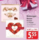 Marzipan Herzen Angebote von Niederegger bei famila Nordost Elmshorn für 5,55 €