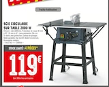 Scie Circulaire Sur Table 2000 W en promo chez Batkor Scie Circulaire Sur Table 2000 W dans le catalogue Batkor