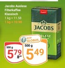 Aktuelles Auslese Filterkaffee Klassisch Angebot bei GLOBUS in Halle (Saale) ab 5,49 €