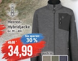 Herren-Hybridjacke Angebote von Leitfeuer bei Kaufhaus Stolz Schwerin für 34,99 €