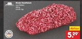 Rinder Hackfleisch im Angebot bei Netto Marken-Discount in Ahaus Rinder Hackfleisch Angebote von Gut Ponholz bei Netto Marken-Discount Ahaus für 5,29 €