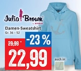 Damen-Sweatshirt Angebote von Julia Brown bei Kaufhaus Stolz Neubrandenburg für 22,99 €