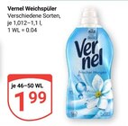 Weichspüler im Angebot bei GLOBUS in Gotha Weichspüler Angebote von Vernel bei GLOBUS Gotha für 1,99 €